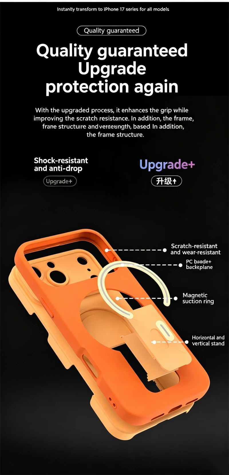 Luxury For Magsafe Magnetic Invisible Fold Bracket Matte Case For iPhone 17 16 15 14 Plus 11 12 13 Pro Max Lens Protective Cover