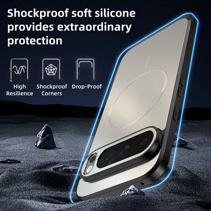Ultrathin Metallic Paint Back For Magsafe Magnetic Phone Case For Google Pixel 10 9 8 7 A Pro XL Soft Silicone Frame Matte Cover